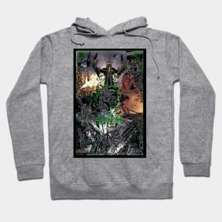 Aliens (Paintchips) Poster Hoodie